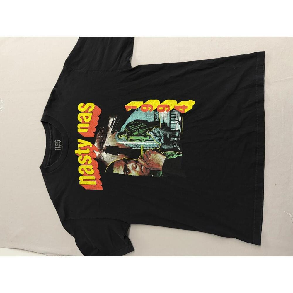 Nas Rap Tee - Rapper Nasty Nas Hip Hop 1994 T-shirt - XL